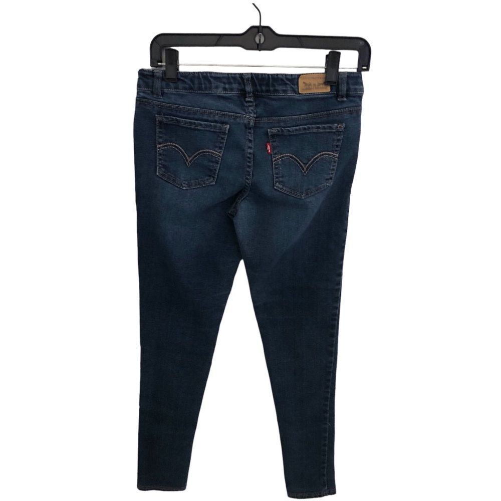 Levi’s Girls 16 Reg Skinny Legging Jeans Dark Wash Stretch Denim